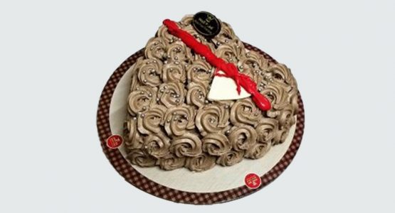 Mocha Heart Cake