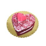 Single Heart Cake
