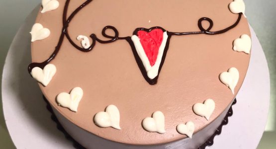 Chocolate Valentine's Cake