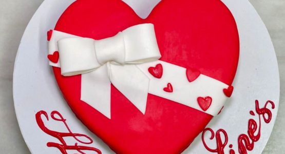 Valentine's Heart Cake